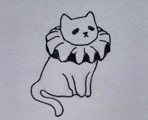 White Drawing, Black And White Drawing, Tattoo Idea, A Cat, Black And White, Tattoos, Wall, White, Black