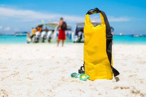 Take the stress out of finding the best dry bag for your next adventure with our handy guide to the top waterproof bags available in 2020! Waterproof Beach Bag, Road Trip Packing List, Ecuador Travel, Waterproof Dry Bag, Waterproof Travel Bag, Scout Camping, Sea To Summit, Cycling Touring, Packing List For Travel