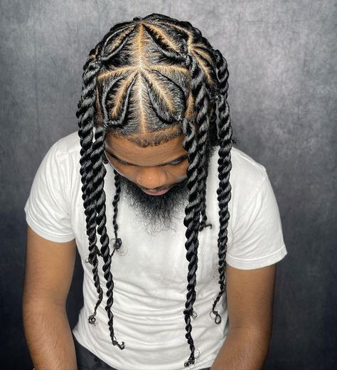 Twist On Natural Hair, Twist Hair Men, Cornrow Styles For Men, Box Braids Men, Cornrow Braids Men, Mens Twists Hairstyles, Braids With Fade, Black Natural Hair Care, Braid Styles For Men