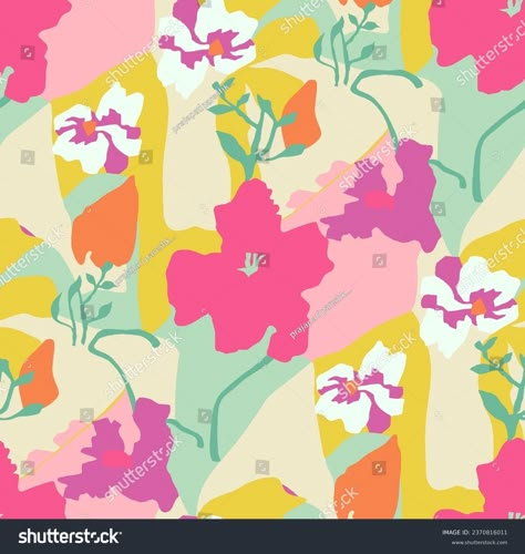 Printable flower pattern