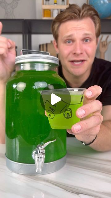 Timthetank on Instagram: "Frankenstein Jungle Juice!" Jungle Juice Halloween Recipe, Halloween Jungle Juice Recipe Alcoholic, Holiday Jungle Juice, Halloween Jungle Juice Alcohol, Frankenstein Cocktail, Halloween Jungle Juice, Easy Jungle Juice, Jungle Juice, Adult Drinks