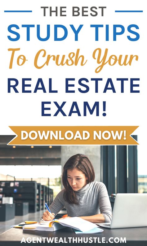 How To Pass Real Estate Exam, Real Estate School Tips, How To Get Into Real Estate, Realtor Goals, Realtor Inspiration, Real Estate Test, 10 Study Tips, Successful Realtor, Business Development Plan