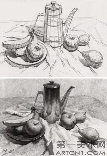 Academic Drawing, Object Drawing, Drawing Studies, Basic Drawing, Still Life Drawing, Nature Drawing, Pencil Art Drawings, Still Life Art, Drawing Skills