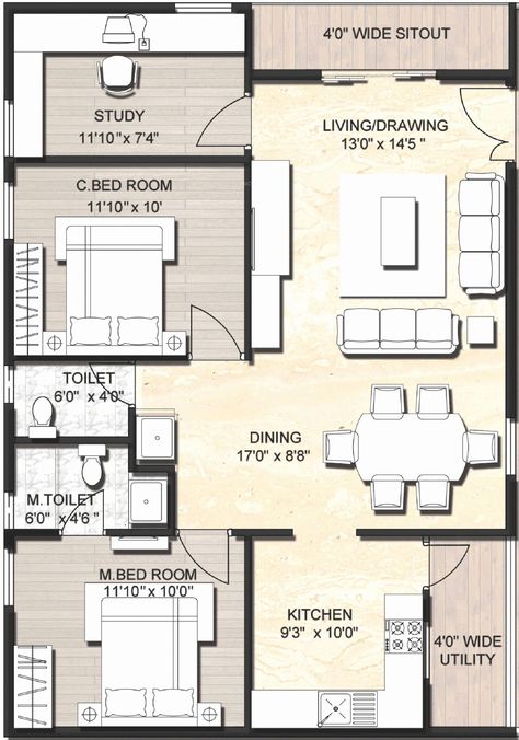 900 sq ft duplex house plans - Google Search  Wangi home  Duplex house plans, 2 bedroom house 900 Sq Ft House, 800 Sq Ft House, 1000 Sq Ft House, 1200 Sq Ft House, Square House Plans, House Contemporary, 2bhk House Plan, 1000 Sq Ft, Indian House Plans