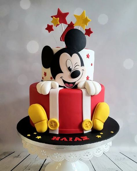 1st Birthday Cake Mickey Mouse, Mickey Theme Cake, Mickey Mouse Cake Ideas 1st Birthday, Mickey Cake Ideas, Mickey Mouse Themed Cake, Mickey 1st Birthday Cake, Mickymousetheme Cake, Mickey Mouse Birthday Ideas 1st, Mickey Mouse 3rd Birthday Cake