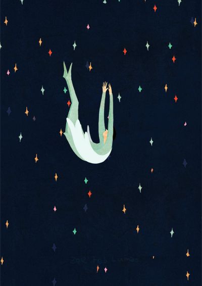 Falling Motion Graphic, Hope Illustration Inspiration, Falling Illustration, Art Falling, Oamul Lu, Moving Gif, Illustration Gif, Gif Art, Falling Star