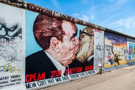 East Side Gallery, East Side, Berlin, Mural, Building, Wall