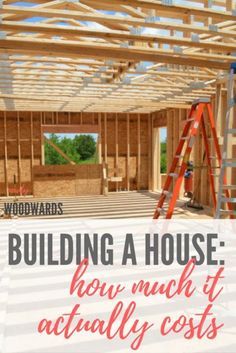 How much it actually costs to build a house (with dollar amounts) - a real-life custom home built on a budget Organizar Closet, Green Homes, Crown Moldings, Home Building Tips, Greenhouse Plans, Build Your Own House, Cost To Build, Baby Shower Decor, Building A New Home