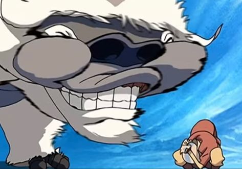 Cute Appa Avatar Wallpaper, Atla Reaction Pics, Never Pause Avatar The Last Airbender, Atla Funny Faces, Appa Pfp, Funny Avatar Pictures, Funny Characters Cartoon, Shared Consciousness, Avatar The Last Airbender Pfp