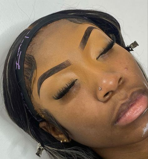 Eyebrow Tint Black Women, Eyebrow Shaping Black Women, Tinted Brows Black Women, Arch Eyebrows Black Women, Eye Brow Tint Black Women, Eyebrow Tinting Black Women, Tinted Eyebrows Black Women, Eyebrow Lamination And Tint, Eyebrows Black Women