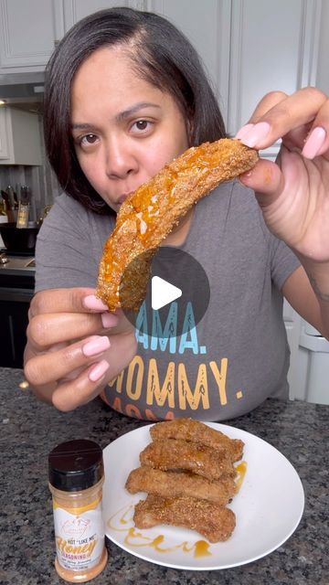 Kimberly Nichols on Instagram: "Yes these are Pork Baby Back Ribs! Yes I fried them! My hot honey seasoning on these thangs set them awffff! I also used @bayoucityseasonings and @mikeshothoney Have you ever had fried ribs? #kimmyskreations #friedribs #hothoney" Air Fried Ribs Recipe, Fry Ribs Recipe, Fried Pork Chop Meals Sides, Fried Short Ribs Recipe, Fried Spare Ribs Recipe, Rib Meal Ideas, Fried Country Style Pork Ribs, Fried Ribs Recipe Simple, Fried Ribs Recipe Deep