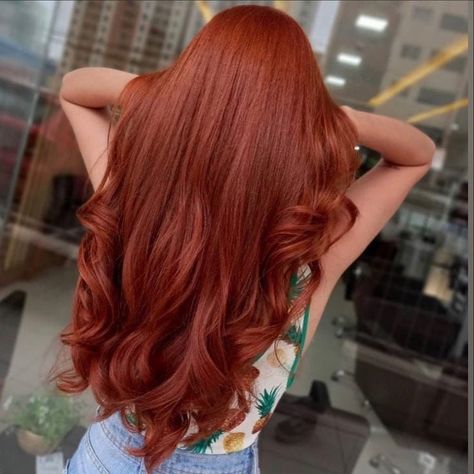 Red Hair For Summer 2023, Dark Red Orange Hair, Dark Copper Red Hair Color, Warm Red Hair, Ginger Red Hair, Red Hair Inspo, Ginger Hair Color, Hair Color Auburn, Copper Hair Color