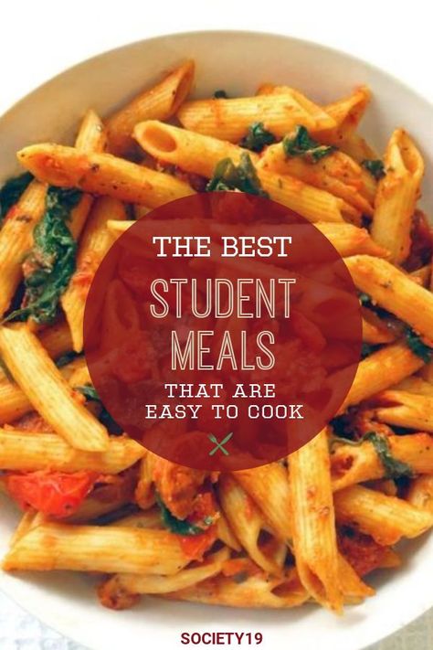 Easy Meals Student, Easy Dinner Recipes For University Students, Easy Uk Recipes, University Cooking Easy Recipes, Easy Uni Recipes, Uk Meal Ideas, Recipes For University Students, Uni Student Meals, Uni Recipes Student