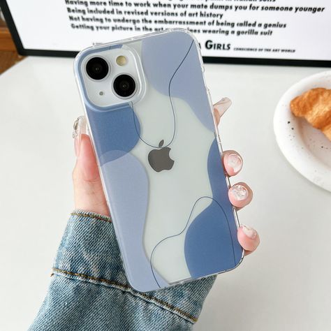 PRICES MAY VARY. Only for iPhone 13/14: Only compatible with iPhone 13 and iPhone 14 (6.1 inch). Support wireless charging. Please check your cell phone model before buying. High-Quality TPU Material: This phone case for iPhone 13/iPhone 14 adopts TPU material, anti-scratch and anti-slip. It is slim, soft and lightweight, offering nice hand feeling, convenient to clean and hold in your daily life. Hybrid Protection: This for iPhone 13/iPhone 14 protective case utilizes high-quality TPU material, Iphone13 Phone Case, Cute Phone Cases Christian, Iphone 12 Accessories, Transparent Covers Phone Cases, Cute Blue Phone Cases, Cute Simple Phone Cases, Cute Clear Phone Cases, Iphone 15 Phone Case, Blue Phone Case Aesthetic