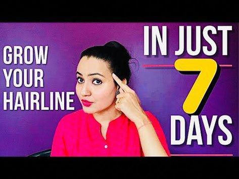 How To Grow Your Hairline Back, How To Fix Your Hairline, How To Fix Hairline, Regrow Hairline, Hairline Growth, Hair Growth Smoothie Recipes, Thinning Hairline, Receding Hair Styles, Hair Secrets