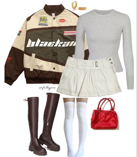 Outfit Ideas Sneakers, Polyvore Outfits Aesthetic, Blokette Core, Fame Clothes, Y2k Princess, Aesthetic Baddie, Baddie Outfit, Baddie Aesthetic, Fasion Outfits