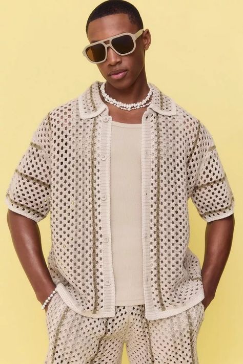 Shirts for Men | Men's Dress Shirts | boohoo USA Keeping It Simple, Plain Shirt, Blazer Shirt, Sweatshirt Set, Crochet Shirt, Plain Shirts, Check Shirt, Jeans For Sale, Knit Shirt