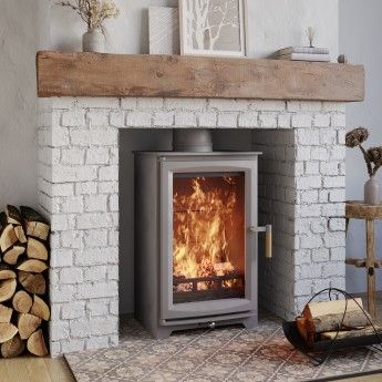 Double Sided Stove, Woodburning Stove Fireplace, Log Burner Living Room, Inset Stoves, Woodburning Stove, Fireplace Beam, Clean Fireplace, Living Room Plan, Freestanding Stove