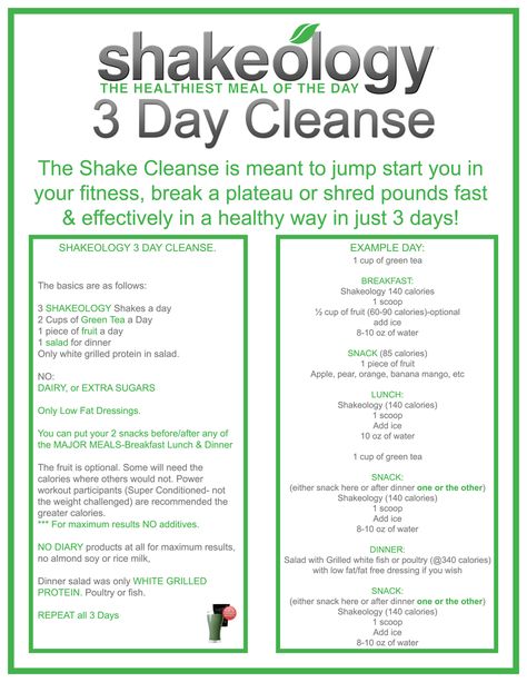 Shakeology 3 Day Cleanse Shakeology 3 Day Cleanse, Shakeology Cleanse, Beachbody Shakeology, 3 Day Cleanse, 3 Day Refresh, 21 Day Fix Meal Plan, Breakfast Low Carb, 21 Day Fix Meals, 21 Day Challenge