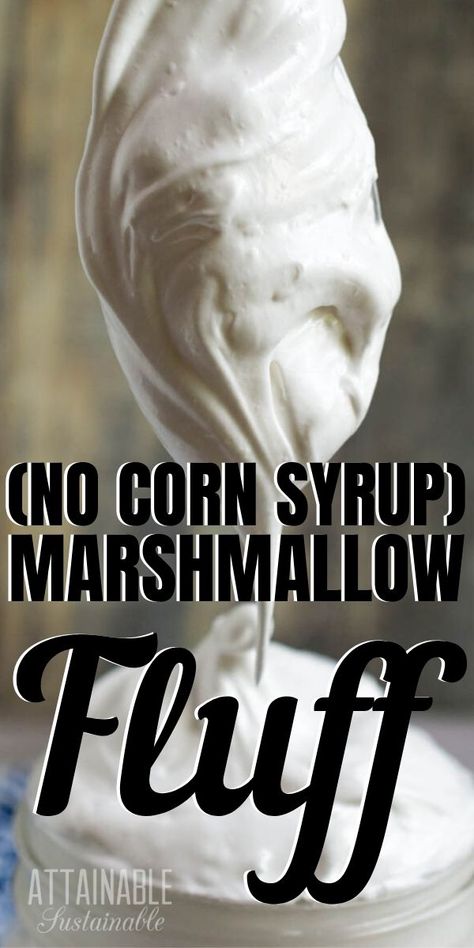 Homemade Marshmallow Fluff Without Corn Syrup, Home Made Marshmallow Fluff, Cold Treats To Make At Home, Recipes For Marshmallow Fluff, Homemade Marshmallows Recipe, Healthy Marshmallow Fluff, Homemade Marshmallows No Corn Syrup, Marshmallow Fluff Recipes Easy, Fast Simple Desserts