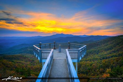 Beauitful sunset of the Blue Ridge Mountain from the Blowing Rock in North Carolina. HDR image created in Photomatix Pro and Aurora HDR software. Blue Ridge Mountains South Carolina, North Carolina Mountains Aesthetic, Blue Ridge Mountain, Autumn Blue Ridge Mountains, Blue Ridge Mountains North Carolina, North Carolina Blue Ridge Mountains, North Carolina Hiking, Blowing Rock Nc, Boone Nc