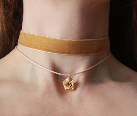 Fimo Necklace, Wide Choker Necklace, Polymer Clay Rose, Gold Flower Necklace, Hand Rose, Clay Rose, Rose Choker, Necklace Polymer Clay, Flower Choker Necklace