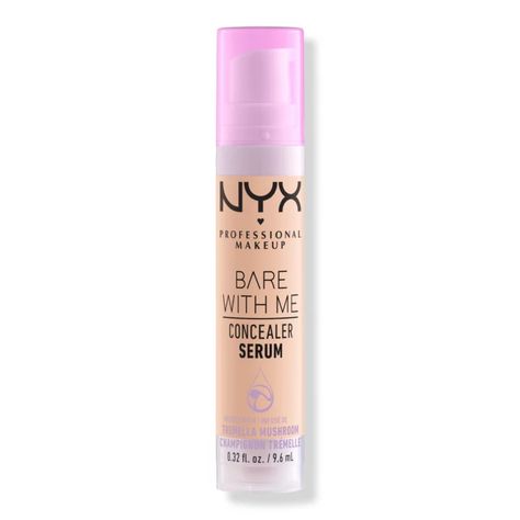 Nyx Bare With Me Concealer Serum Bare With Me Concealer Serum, Tremella Mushroom, Nyx Concealer, Best Drugstore Concealer, Drugstore Concealer, Girl Bye, Skincare Serum, Balsam Do Ust, Too Faced Concealer