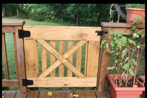 Farmhouse Gate, Barn Door Baby Gate, Porch Gate, Deck Gate, Wooden Gate, Patio Steps, Half Doors, Wood Gate, Rustic Hardware