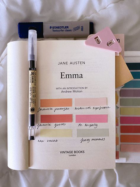 annotation guide for emma by jane austen Non Fiction Annotation Guide, Persuasion Annotations, Jane Austen Annotations, Emma Jane Austen Annotations, Pride And Prejudice Annotations Key, Emma Annotations, Harry Potter Annotation Key, Emma Aesthetic Jane Austen, Annotating Books Guide