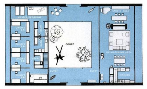 NOYES HOUSE Floorpan Chinese House Floor Plan, Noyes House, Modern Japanese House Floor Plan, Large Japanese House Floor Plan, 60s House Floorplan, Louis Kahn Floor Plan, Vintage House Plans, House Floor, Happy Birthday Images