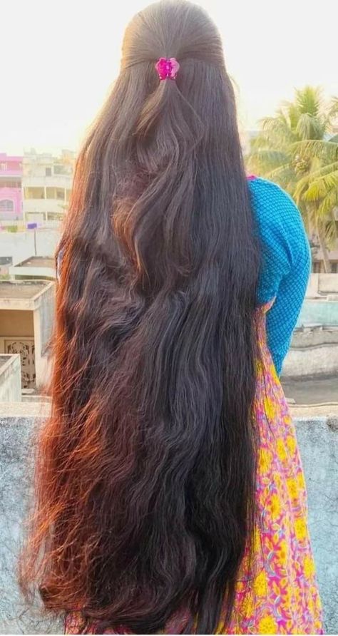 Cliped Hair, Indian Long Hair Braid, Anime Long Hair, Huge Hair, Long Hair Images, Long Indian Hair, Long Hair Ponytail, Extremely Long Hair, Extension Hair