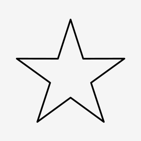 Star Simple Drawing, Star Vector Design, Simple Star Drawing, Star Symbol Design, Star Illustration Design, Star Icon Png, Star Reference, Stars Tattoo Designs, Luis Tattoo