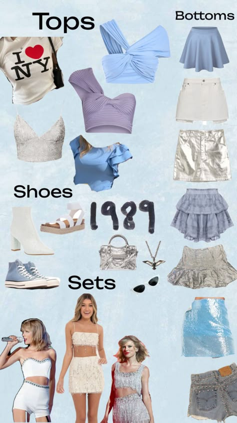 1989 Ts Outfits, Taylor Eras Tour Outfits 1989, Era Outfits 1989, Ears Tour Outfits 1989, Ears Tour 1989 Outfit, 1989 Taylors Version Outfits, Ears Tour Movie Outfits, Eras Tour Outfits Ideas 1989, 1989 Tour Outfit Ideas