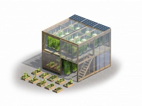 Greenhouse Farming, Castle Project, Vertical Farming, Urban Agriculture, Urban Farm, Container Architecture, Permaculture Design, Green Architecture, Hydroponic Gardening