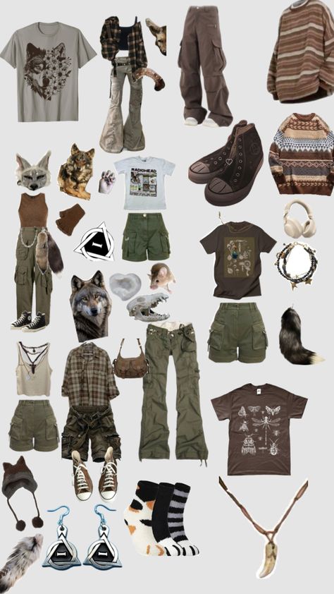 Park Ranger Aesthetic, Baggy Clothes Aesthetic, Earth Tone Outfits, Emo Goth Outfits, Earth Clothes, Masculine Outfits, Grunge Fits, Grunge Hippie, Baggy Clothes