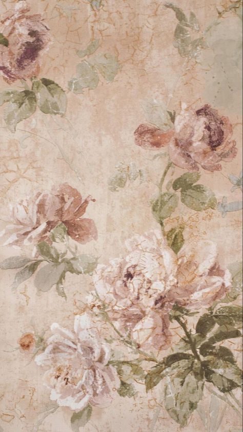 Vintage Flower Backgrounds, Old Paper Texture, Vintage Floral Backgrounds, Coquette Wallpaper, Wallpaper Soft, Vintage Paper Background, Floral Wallpaper Iphone, Cocoppa Wallpaper, Vintage Flowers Wallpaper