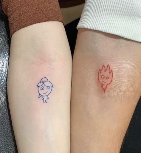 Funny Cousin Tattoos, Wii Remote Tattoo, Maching Tattoos Mini, Infinity Couple Tattoos, Maching Tattoos, Twin Tattoos, Matching Tats, Tato Minimal, Bestie Tattoo