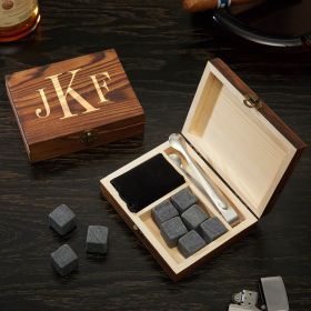 Classic Monogram Whiskey Stones Set & Gift Box Gift Basket For Men, Whiskey Gift Set, Whiskey Ice, Whiskey Lover Gifts, Whiskey Stones, Personalized Whiskey, Wine Gift Baskets, Whiskey Gifts, 30th Birthday Gifts