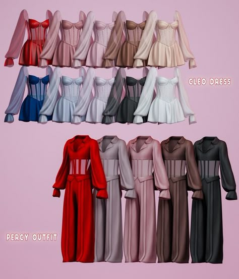 [PREVIEW] Valentine's Couple Outfits | Patreon Sims 4 Cc Model Clothes, Sims 4 Rags To Riches Cc, Sims 4 Cc Prom Dress, Valentine Couple Outfits, Sims 4 Adult Mods, Mystery Outfit, Sims 3 Cc Clothes, Sims Dress, Sims Patreon