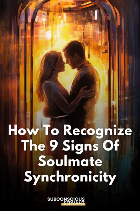 Do you think you may be experiencing many Soulmates synchronicities lately? If so, check out this article on how to recognize the 9 signs of Soulmate Synchronicity, as it could help you truly understand what is going on! Signs Of Soulmate, Crush Manifestation, Manifest Your Crush, What Is Synchronicity, Synchronicity Quotes, Manifest A Boyfriend, Attract Your Crush, Loving Partner, Soulmate Signs