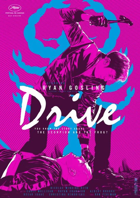 Drive (2011) Movie Drive, Fanmade Poster, Drive Movie, Nicolas Winding Refn, 80s Posters, Drive 2011, Drive Poster, Logos Retro, Design Book Cover