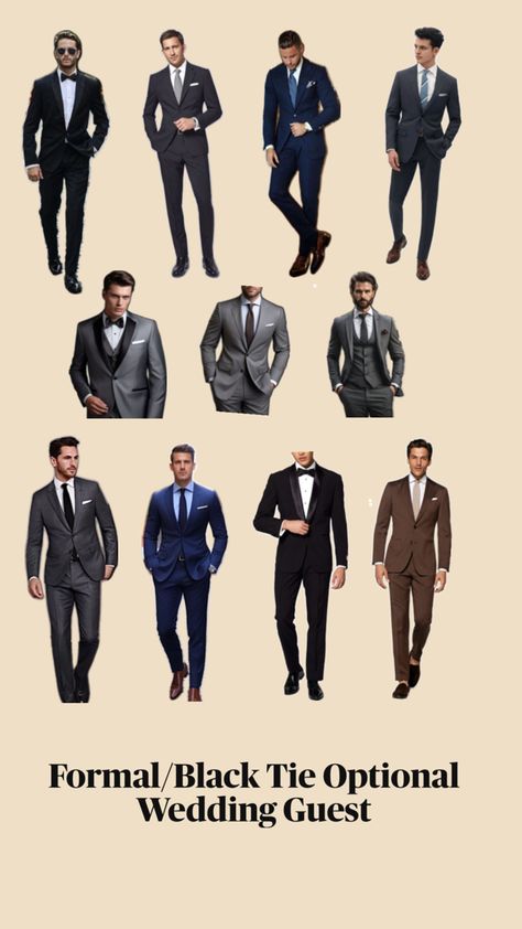 Men’s Wedding Guest Attire Black Tie Optional Men, Black Tie Mens Attire, Black Tie Optional Wedding Guest, Black Tie Optional Attire, Black Tie Wedding Guest Attire, Black Tie Wedding Attire, Formal Wedding Guest Attire, Wedding Guest Men, Black Tie Optional Wedding