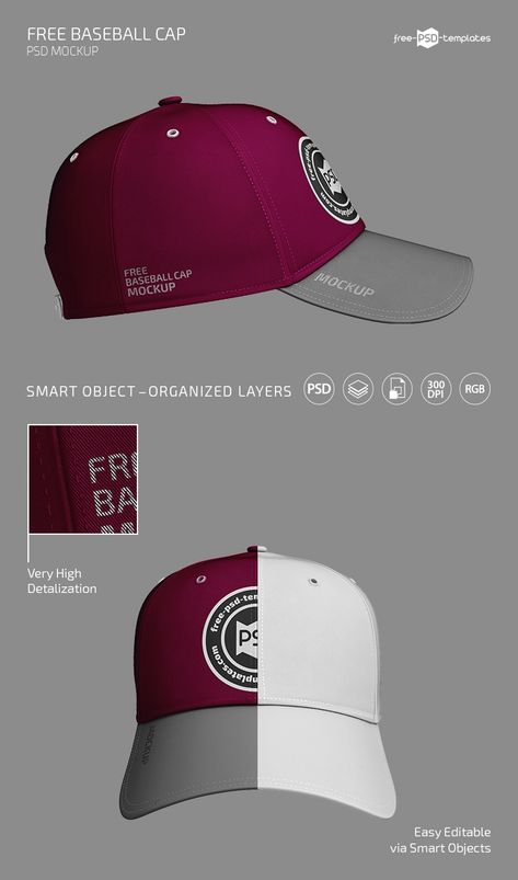 Tshirt Mockup Free, Book Van, Logo Business Cards, Mockup Template Free, Cap Mockup, Hat Template, Book Cover Mockup, Macbook Mockup, Cap Logo