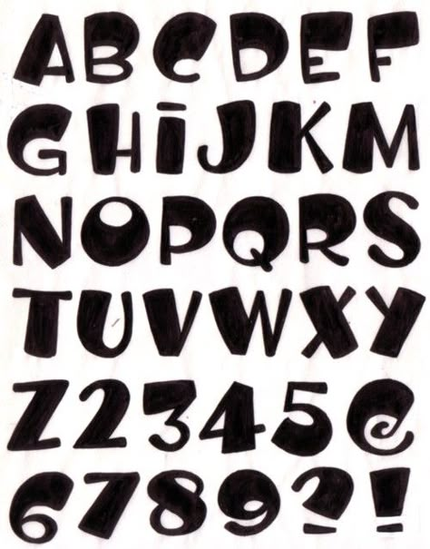 Cool Lettering Fonts, Alfabet Font, Lettering Styles Alphabet, Graffiti Lettering Fonts, Writing Fonts, Typography Alphabet, Doodle Fonts, Graffiti Alphabet, Hand Lettering Alphabet