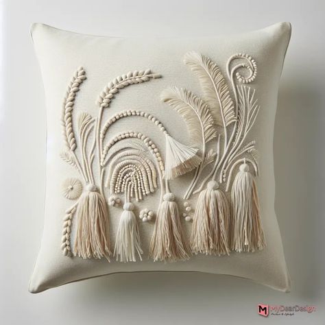 Top 10 Pillow Cover Design Ideas for a Stylish Bedroom – Mydeardesign Pillow Embroidery Designs Ideas, Embroidery Cushion Covers Ideas, Pillow Cover Designs Ideas, Cushion Covers Ideas, Cover Design Ideas, Throw Pillow Inspiration, Cushion Cover Pattern, Creative Pillows, Pillow Inspiration