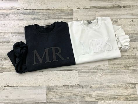 Wedding Reception Outfit, Mrs Sweatshirt, Reception Outfit, 2025 Wedding, Dream Honeymoon, Unique Sweatshirt, Wedding Activities, Wedding Vision, Couples Sweatshirts