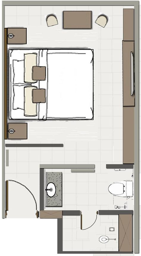 Foundation Dezin & Decor...: Hotel room plans & layouts. Bedroom Planner, Hotel Room Plan, Hotel Room Design Plan, Room Layout Design, Hotel Bedroom Design, Hotel Floor Plan, Hotel Floor, Hotel Plan, Hotel Room Design