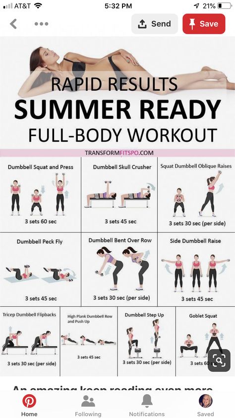 Dumbell Workouts, Quick Cardio Workout, Dumbell Workout, Trening Fitness, Workout Plan Gym, Bodyweight Workout Beginner, At Home Workout Plan, Weight Workout Plan, Dumbbell Workout