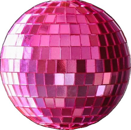 Disco Ball Reference, Disco Ball Paintings, Hot Pink Decorations Party, Disco Ball Pfp, Hot Pink Disco Ball, Pink Mirrorball, Disco Ball Drawing, Graphic Tees Design Prints, Disco Ball Painting