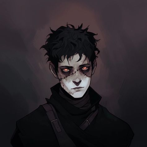 Pale Character Design, Evil Man Art, Scary Vampire Art, Scarred Man Character Art, Curse Of Strahd Characters, Evil Character Design Male, Ghost Oc Male, Vampire Oc Male, Ghost Character Design